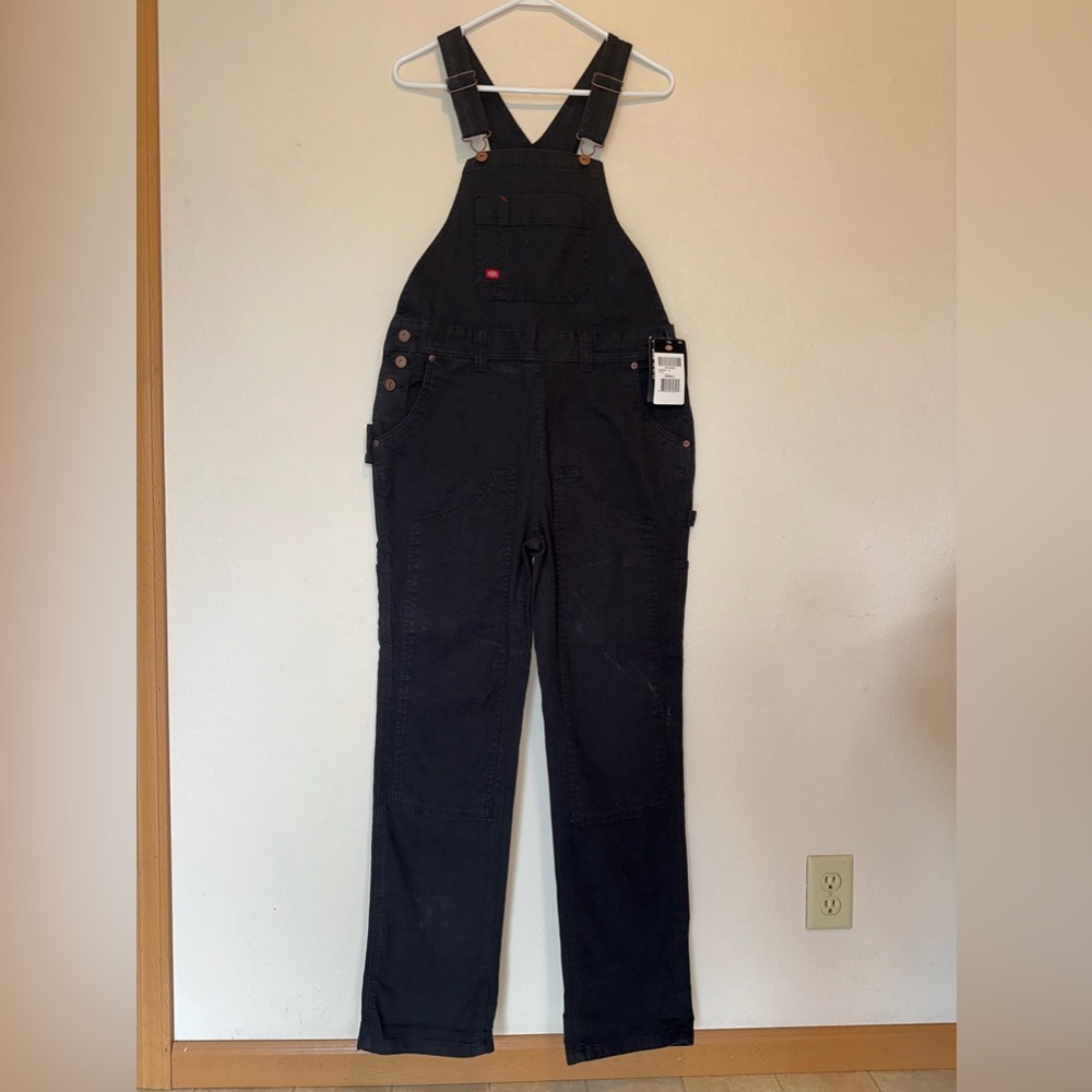 Dickies womens Denim Double Front Bib Overalls